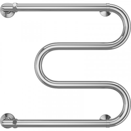 Водяной полотенцесушитель Terminus М-образный (1) 500х500 4620768881145 Хром, боковое подключение, G 1" НР