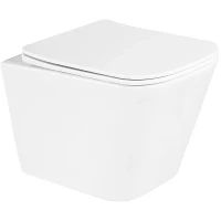 Унитаз BelBagno Due BB3103CHR/SC подвесной с сиденьем Микролифт фаянс подвесной