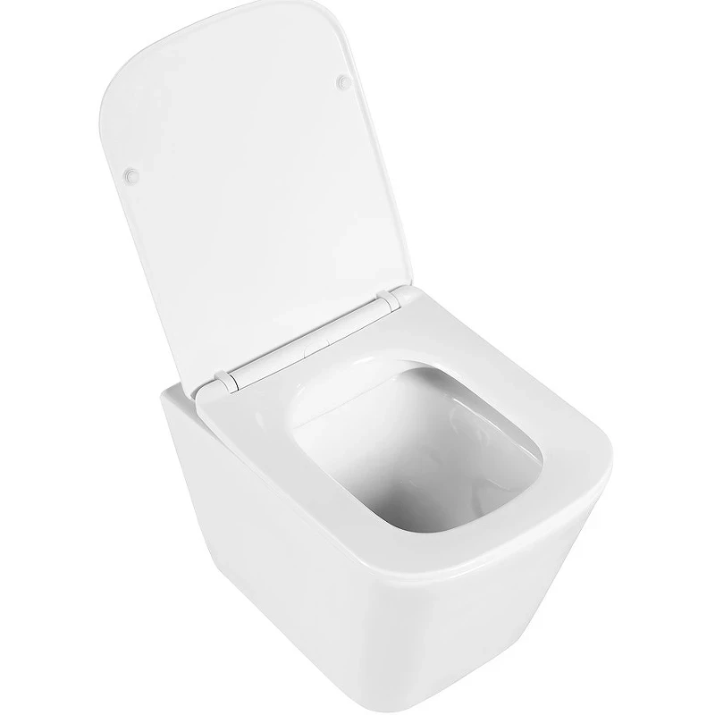 Унитаз BelBagno Due BB3103CHR/SC подвесной с сиденьем Микролифт фаянс подвесной