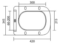 Унитаз BelBagno Due BB3103CHR/SC подвесной с сиденьем Микролифт фаянс подвесной