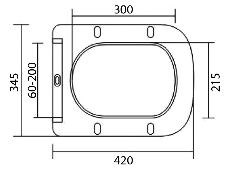 Унитаз BelBagno Due BB3103CHR/SC подвесной с сиденьем Микролифт фаянс подвесной