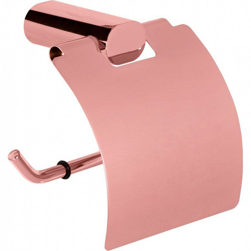 Держатель туалетной бумаги Remer Lounge LN60RL с крышкой Медь глянцевая