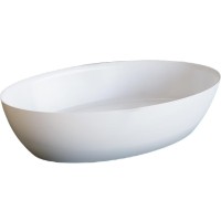 Раковина-чаша Salini Alda 58 110621M Белая матовая искусственный камень (литьевой мрамор) накладная