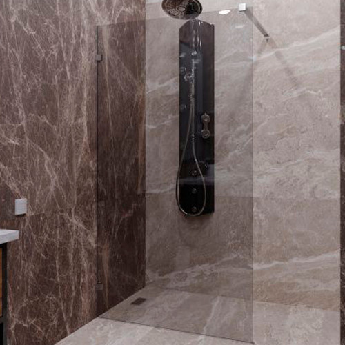 Душевая перегородка Radomir Walk-in G1 100 1-10-0-0-0-1890 профиль Хром стекло прозрачное