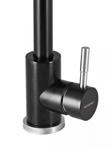 Смеситель для кухни Wisent W4998-3-25C цвет Оникс