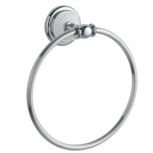 Кольцо для полотенец Boheme Vogue Bianco 10135 Хром