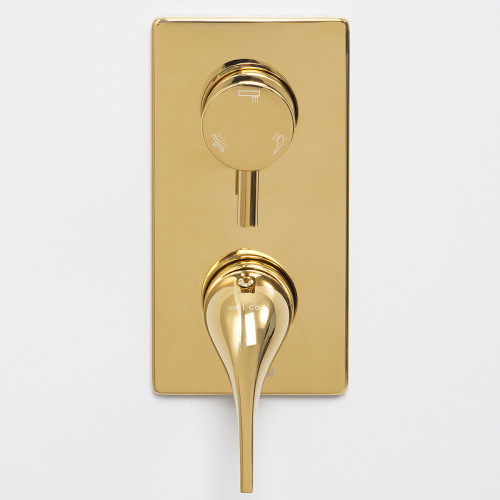 Смеситель для душа WasserKRAFT Sauer 7171 Золото латунь встраиваемый