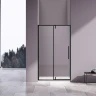 Душевая дверь Vincea Slim-N 100 VDP-4SN100CLB профиль Черный матовый стекло прозрачное