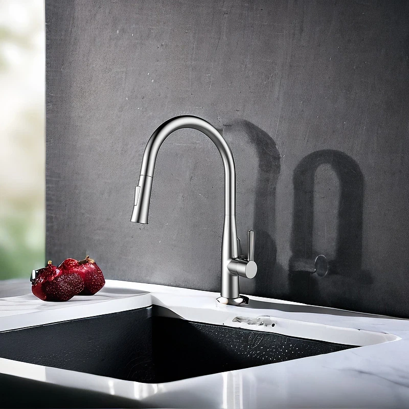 Смеситель для кухни Raiber Graceful RP-011 Хром латунь
