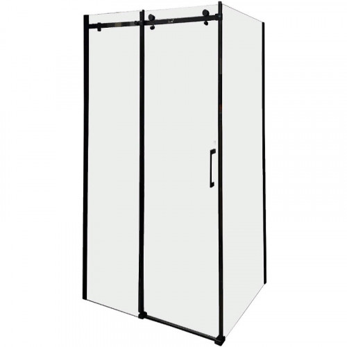 Душевой уголок Ceruttispa Ceza's 120x90 120B профиль Черный стекло прозрачное