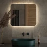 Зеркало Defesto Opti 70x60 DF 2806RH с подсветкой 23W-4500К/ИК - выключатель/Нейтральный белый свет