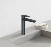 Смеситель для раковины Kludi Pure Style 402963975 Черный матовый латунь