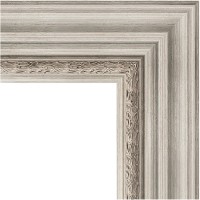 Зеркало Evoform Exclusive 156х66 BY 1287 с фацетом в багетной раме - Римское серебро 88 мм стекло