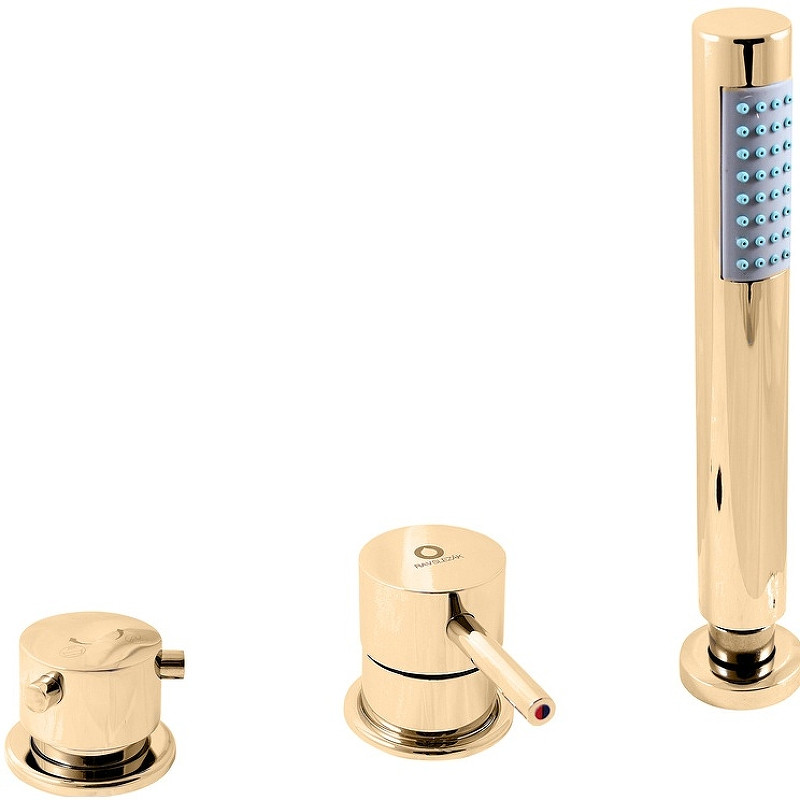 Смеситель на борт ванны Rav Slezak Seina SE975.5PZ Золото латунь