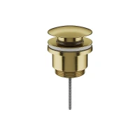 Донный клапан Ceramicanova 70003BG click-clack цвет Золото брашированное