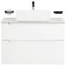 Тумба под раковину BelBagno Etna-H60 100 ETNA-H60-1000-2C-SO-BL-P подвесная Bianco Lucido МДФ / ЛДСП