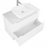 Тумба под раковину BelBagno Etna-H60 100 ETNA-H60-1000-2C-SO-BL-P подвесная Bianco Lucido МДФ / ЛДСП