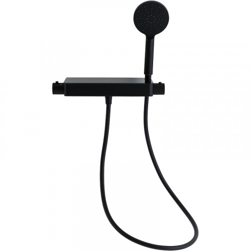 Смеситель для душа Allen Brau Fantasy 5.11002-31 с термостатом Черный матовый латунь на стену