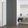 Душевая перегородка Vincea Walk in 70 VSW-7HA700CLGM профиль вороненая сталь стекло прозрачное