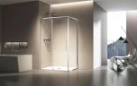 Душевой уголок Vincea Slim 8mm 140х90 VSR-6SL9014CL профиль Хром стекло прозрачное