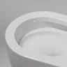 Комплект унитаза DIWO Ceramicanova Modena Rimless CN6063 с сиденьем с инсталляцией DIWO 4501 с клавишей смыва цвет Глянцевый белый