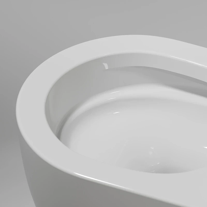 Комплект унитаза DIWO Ceramicanova Modena Rimless CN6063 с сиденьем с инсталляцией DIWO 4501 с клавишей смыва цвет Глянцевый белый