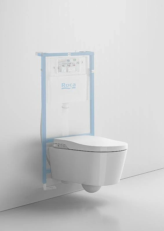 Унитаз подвесной Roca Inspira In-Wash 803060001 с сиденьем Микролифт