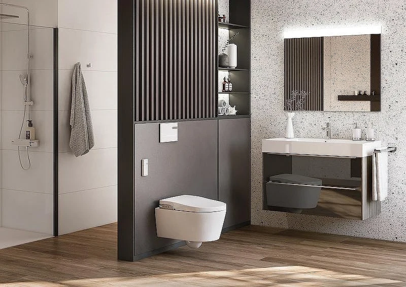 Унитаз подвесной Roca Inspira In-Wash 803060001 с сиденьем Микролифт
