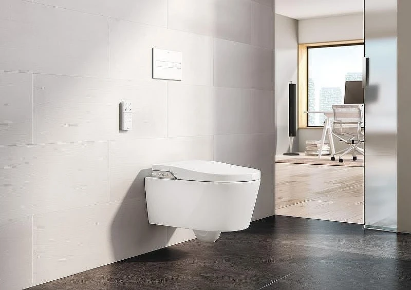 Унитаз подвесной Roca Inspira In-Wash 803060001 с сиденьем Микролифт