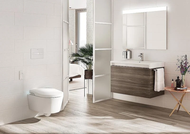 Унитаз подвесной Roca Inspira In-Wash 803060001 с сиденьем Микролифт