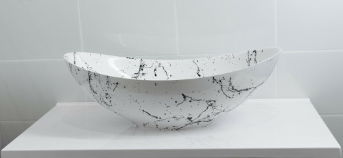 Раковина-чаша Stella Polar Орион 58 SP-00001054 Белый мрамор