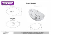 Раковина-чаша Stella Polar Орион 58 SP-00001054 Белый мрамор