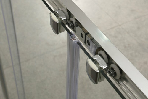 Душевая дверь BelBagno Unique 200 UNIQUE-BF-2-170/200-C-Cr профиль Хром стекло прозрачное