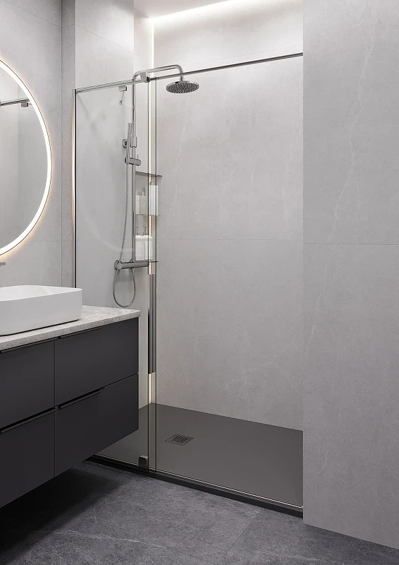 Душевой поддон из искусственного камня Starohome Solid 120х90 1237834 Grey Matt