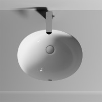 Раковина Ceramicanova Element 50 CN6042 Белая фарфор встраиваемый