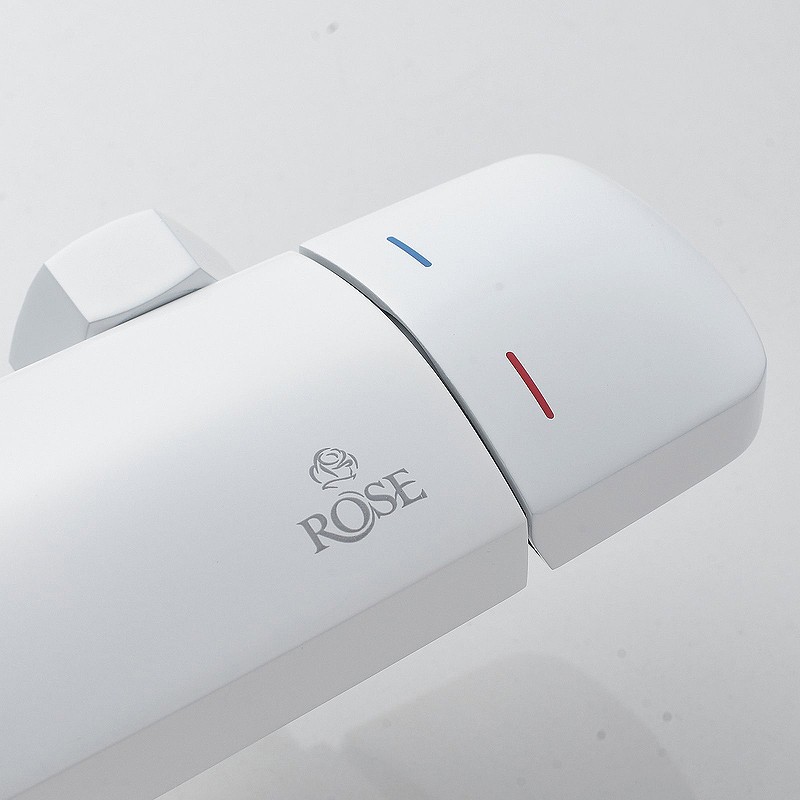 Душевая система Rose R39C R3936C Белая матовая
