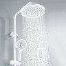 Душевая система Rose R39C R3936C Белая матовая