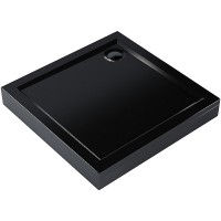 Акриловый поддон для душа Melodia della vita Eletto 90x90 MTYET9090bk Черный