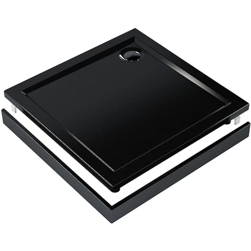 Акриловый поддон для душа Melodia della vita Eletto 90x90 MTYET9090bk Черный