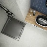 Акриловый поддон для душа Melodia della vita Eletto 90x90 MTYET9090bk Черный