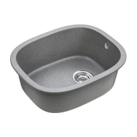 Кухонная мойка Emar Quartz 56 EMQ-1560.P цвет Антрацит