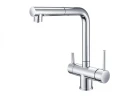 Смеситель для кухни Emar Steel ЕСВ 7017 цвет Хром