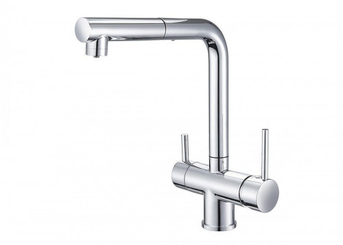 Смеситель для кухни Emar Steel ЕСВ 7017 цвет Хром