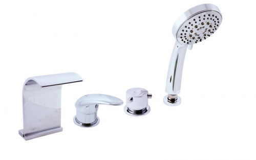 Смеситель на борт ванны Rav Slezak Dunaj D467.5P Хром