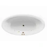 Акриловая ванна Excellent Lumina 190x95 WAEX.LUM19.LINENANO.GL цвет Белый с гидромассажем форсунки Золото