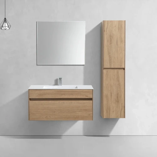 Тумба под раковину Vincea Chiara 100 VMC-2C100NO подвесная N.Oak МДФ / ЛДСП