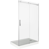 Душевая дверь в нишу Good Door Galaxy WTW-170-C-CH 170 профиль Хром стекло прозрачное
