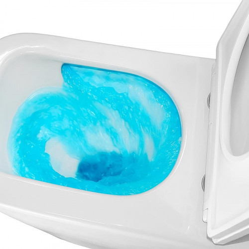 Унитаз компакт Azario Etereo Торнадо AZ-8203 цвет Белый с бачком и сиденьем Микролифт