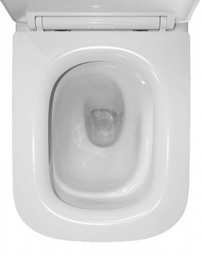 Унитаз компакт Azario Etereo Торнадо AZ-8203 цвет Белый с бачком и сиденьем Микролифт