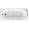 Акриловая ванна Excellent Sekwana 170x75 WAEX.SEK17.NANO.GL цвет Белый с гидромассажем форсунки Золото